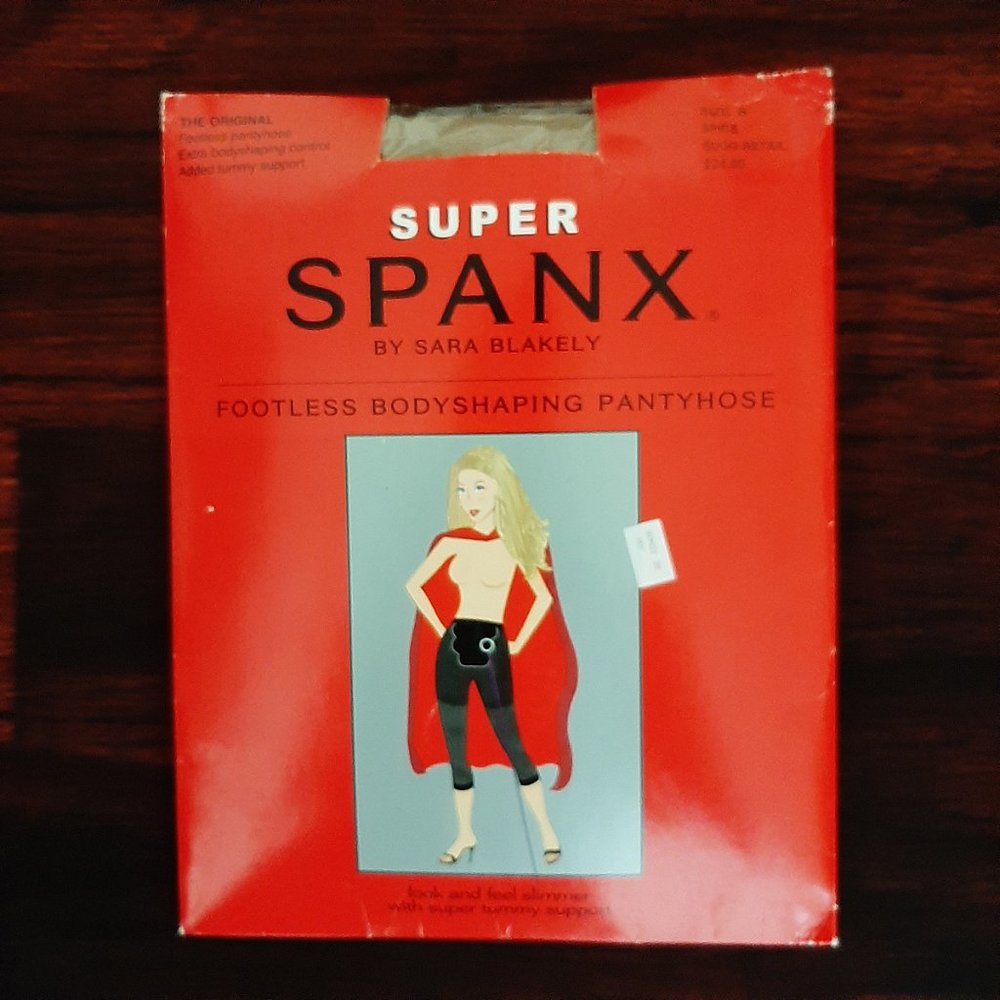 Footless Bodyshaping Pantyhose, Color (Nude) Spice, Super Spanx,, Size B,